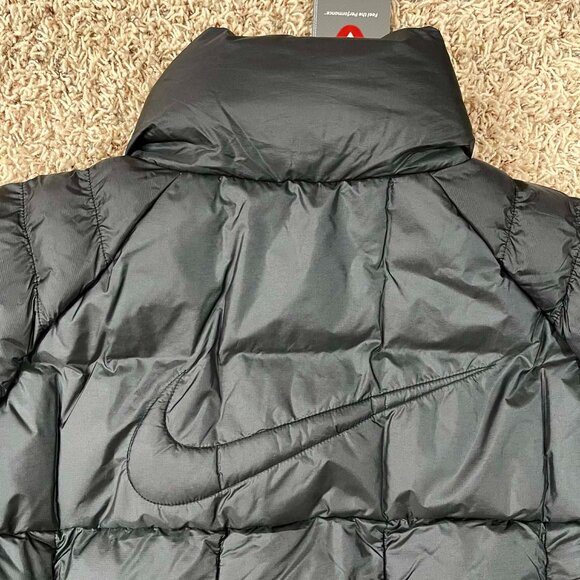 Nike Sportswear Swoosh Puffer PrimaLoft Parka Coat Jacket FB7670-010, Women's S - Picture 14 of 15